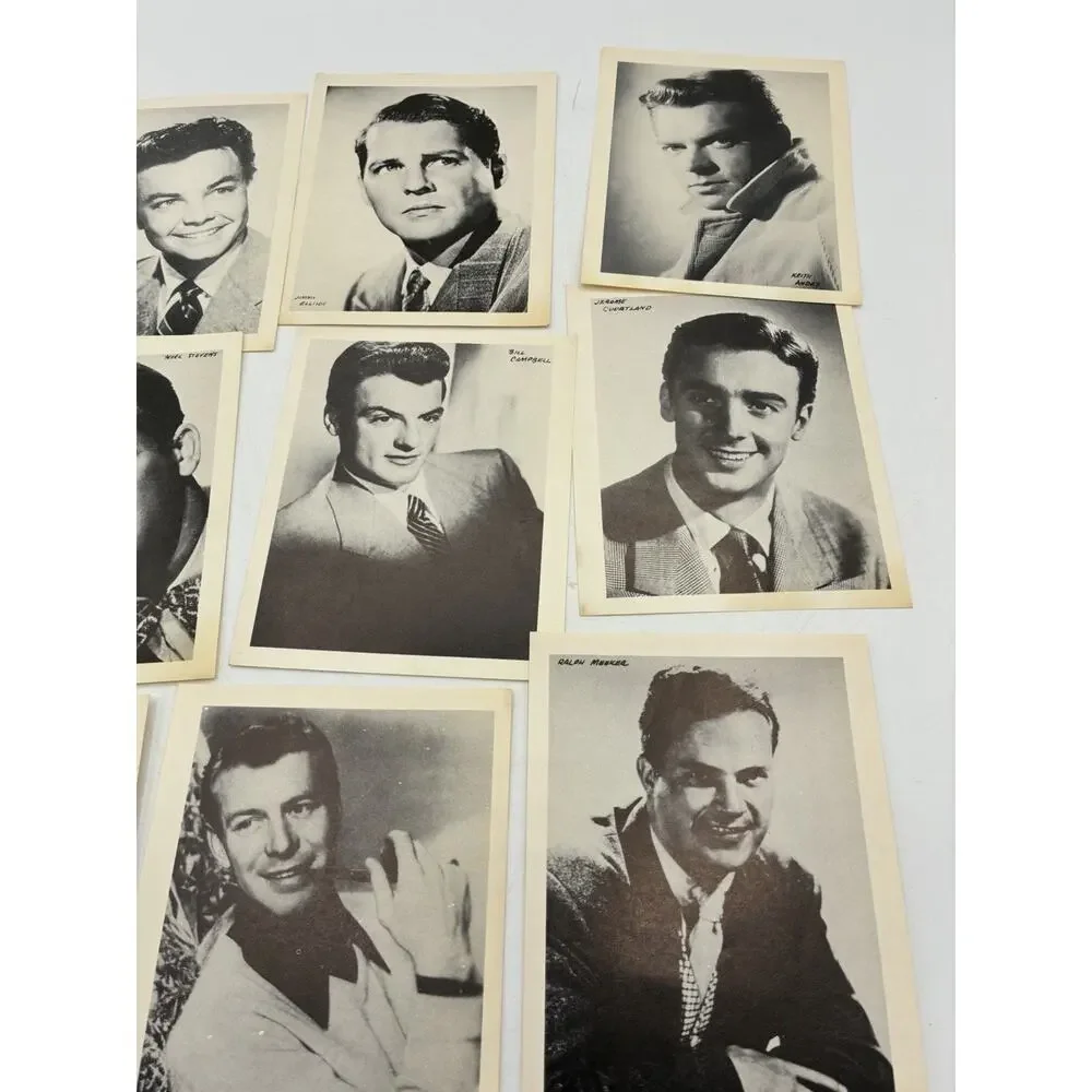 Vintage Hollywood Character Actors Arcade Card Lot – 40 Cards